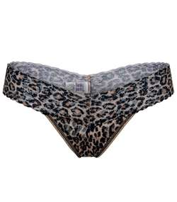 Low Rise Thong Leopard Leopard