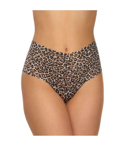 Retro Thong Leopard Leopard – Flerfärgade Stringtrosor från Hanky Panky