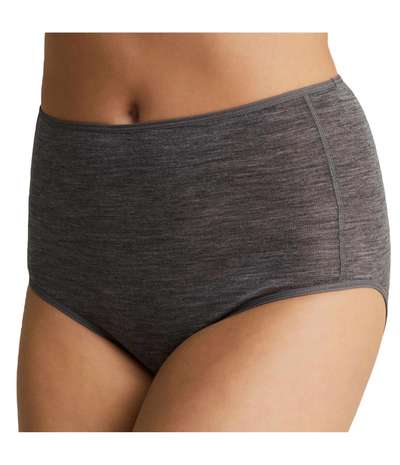 Juliana High Waist Brief Grey – Gråa brieftrosor från Femilet