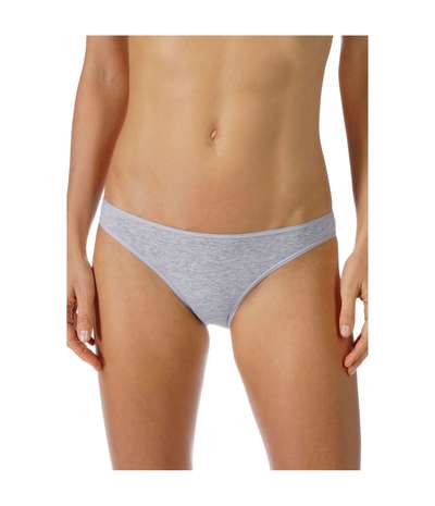 Cotton Pure Mini Briefs Greymarl – Gråa brieftrosor från Mey