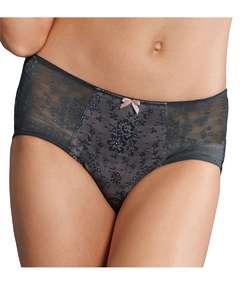 Fleur High Waist Brief Anthracite