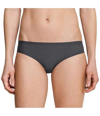 Invisible Cotton Brief Darkgrey – Gråa brieftrosor från Schiesser