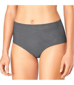 ZERO Feel Natural High Waist Brief Grey