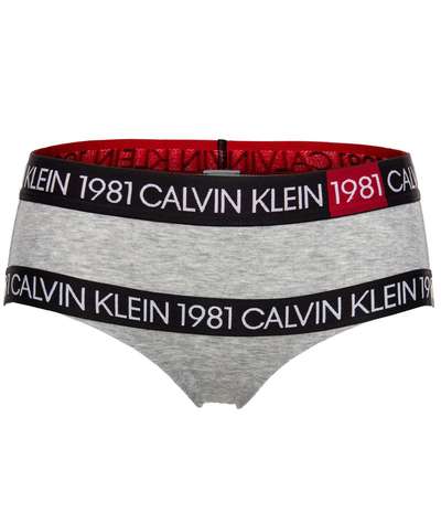 1981 Bold High Waist Hipster Grey – Gråa hipstertrosor från Calvin Klein