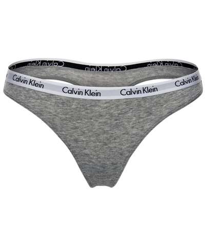 Carousel Thong Grey – Gråa Stringtrosor från Calvin Klein