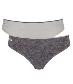 2-pack Sloggi mOve Seamless Thong Grey/Darkgrey