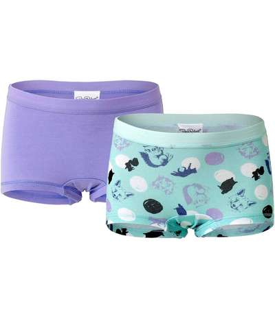 2-pack Kids Boxer For Girls Lilac/Turquois – Lila Boxertrosor från Pierre Robert