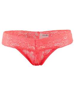 Lace Brazillian Brief Orange