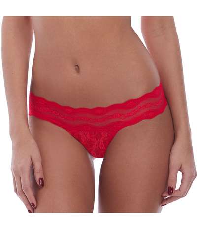 Lace Kiss Bikini Brief Red – Röda brieftrosor från b.tempt'd