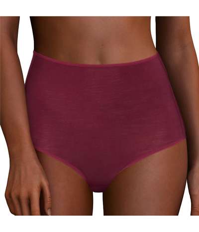 Juliana High Waist Brief Raspberry red – Röda brieftrosor från Femilet