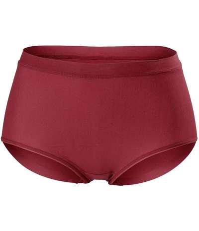 Invisible Micro High Waist Brief Wine red – Röda brieftrosor från Pierre Robert