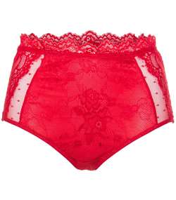 Laura High Waist Tai Red