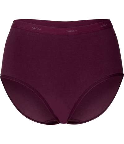 Cotton High Waist Wine red – Röda Trosor från Pierre Robert