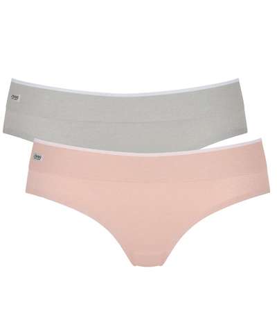 2-pack Sloggi mOve Seamless Hipster Pink/Grey – Rosa hipstertrosor från sloggi Move