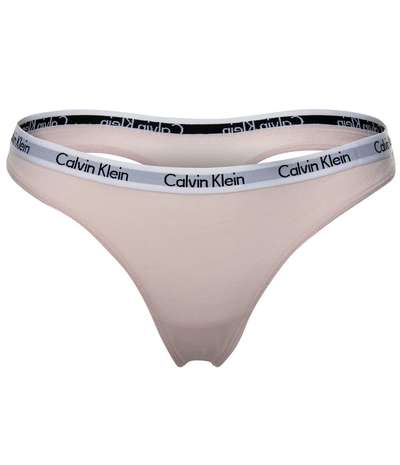 Carousel Thong Lightpink – Rosa Stringtrosor från Calvin Klein