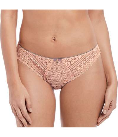 Daisy Lace Thong Lightpink – Rosa Stringtrosor från Freya