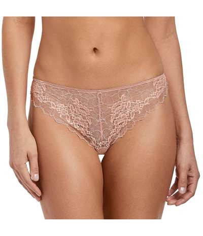 Lace Perfection Tanga Pink – Rosa Stringtrosor från Wacoal