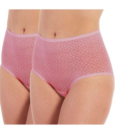 2-pack MAGIC Dream Lace Panty Lightpink – Rosa Trosor från Magic