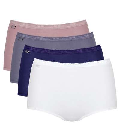 4-pack Basic Plus Maxi Color Pink/Lilac – Rosa Trosor från Sloggi