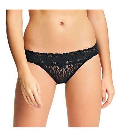 Halo Lace Bikini Black – Svarta bikinitrosor från Wacoal