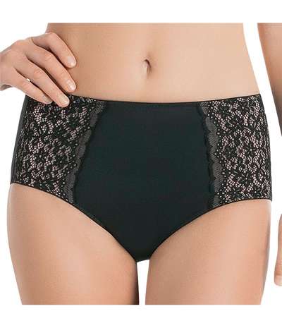 Havanna Highwaist Brief Black – Svarta brieftrosor från Anita