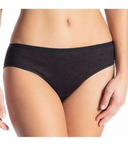 Light Slip Low Cut Brief Black