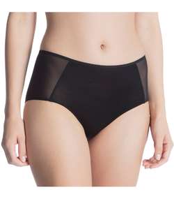 Feminine Air Brief High Waist Black