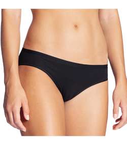 Natural Comfort Brief Low Cut Black