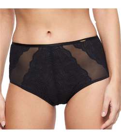 Pyramide High Waisted Brief Black