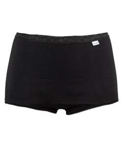 Classic Cotton Maxi Brief Black