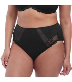 Meredith High Leg Brief Black