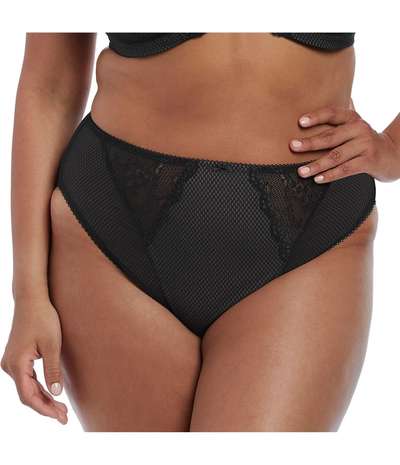 Charley High Leg Brief Black – Svarta brieftrosor från Elomi