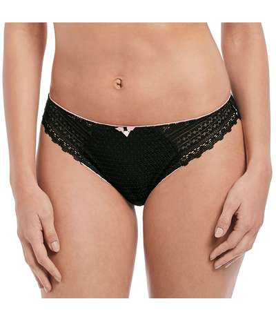 Daisy Lace Brief Black – Svarta brieftrosor från Freya