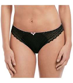 Daisy Lace Brief Black