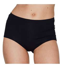 Organic Cotton Maxi Brief Black