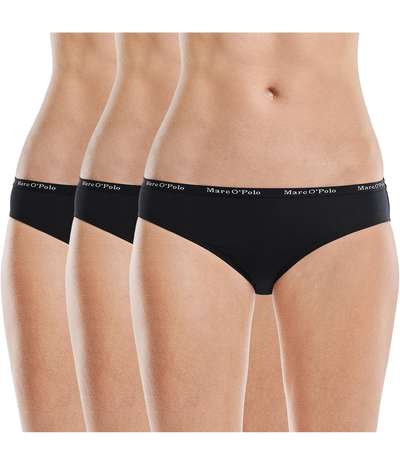 3-pack Marc O Polo Favorite Cotton Briefs Black – Svarta brieftrosor från Marc O’Polo