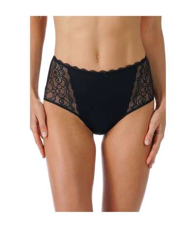 Amorous High-Cut Briefs Black – Svarta brieftrosor från Mey