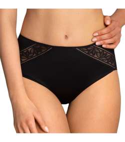 Selena High Waist Brief Black