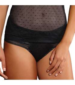 Emily High Waist Brief Black