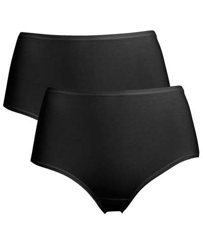 2-pack Trofe Midi Briefs Bamboo Mix Black – Svarta brieftrosor från Trofé