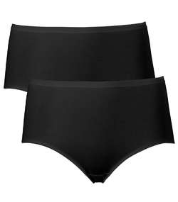 2-pack Trofe Seamless Maxi Briefs Black