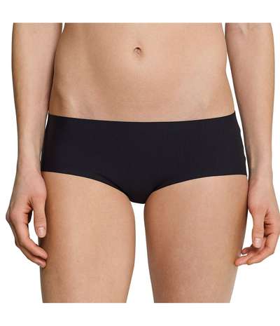 Invisible Cotton Hipster Black – Svarta hipstertrosor från Schiesser