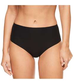 Soft Stretch High Waisted Thong Black