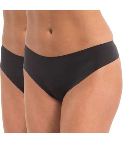 2-pack MAGIC Dream Invisibles Thong Black – Svarta Stringtrosor från Magic