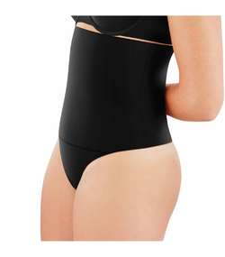 Tame Your Tummy High Waist Thong Black