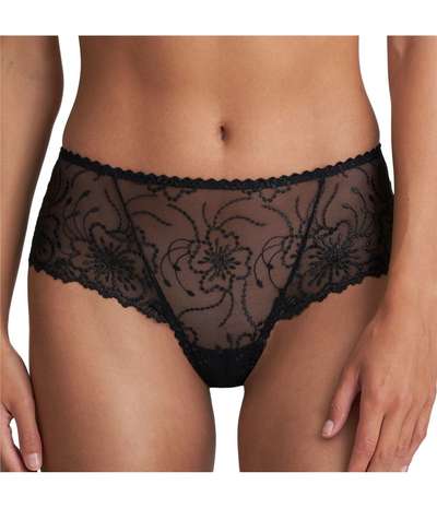 Jane Luxury Thong Black – Svarta Stringtrosor från Marie Jo