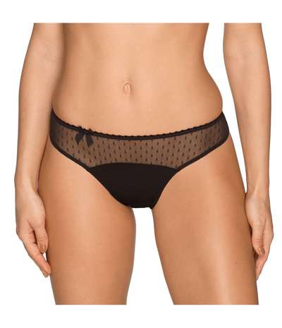 PrimaDonna Divine Thong  Black – Svarta Stringtrosor från Primadonna