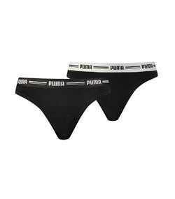 2-pack Iconic String Black