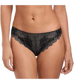 Lace Perfection Tanga Black