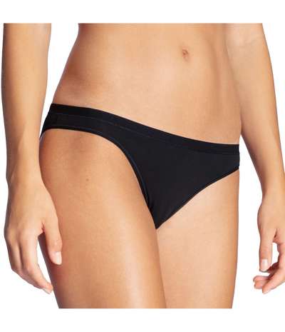Natural Comfort Tanga Black – Svarta tangatrosor från Calida